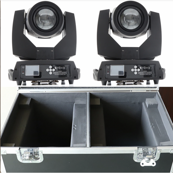 Glowing Lights - Robot Cabeza Movil 7R BEAM X02 PCS + CASE