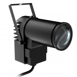 Glowing Lights - Pinspot Light Black Neptune 1x10w RGBW 4IN1 LED