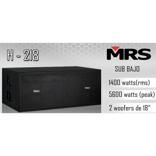 Line array MRS H-218 Sub-bajo