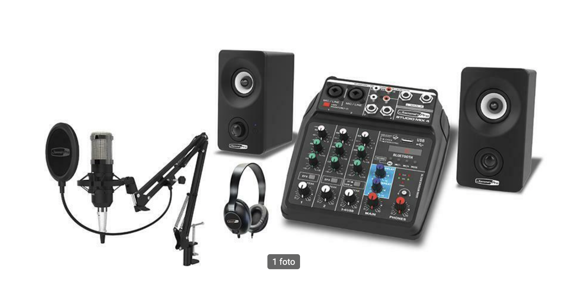 Pack ampli audio 2W + microphone - Jeulin