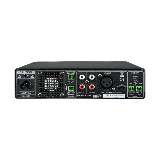 Amplificador de potencia MX120 NEXT Audiocom