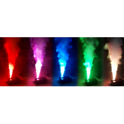 Maquina de humo con 3 led RGB 9 WATTS PURPURE LIGHT