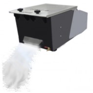 Maquina de humo bajo 1200 W ( trabaja con hielo seco ) 