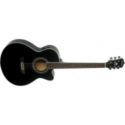 Guitarra Electroacustica Washburn EA12B - Negra