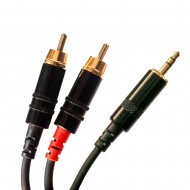 Cable Mini-plug –  2 RCA Prodb 1,5 metros